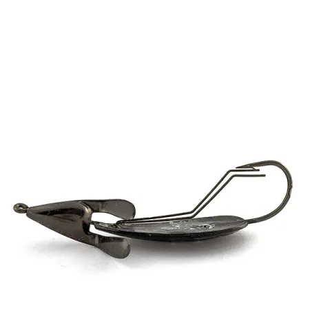 Vintage Panther Martin Weed Wing, 3/4oz black/glitter fishing spoon #19633