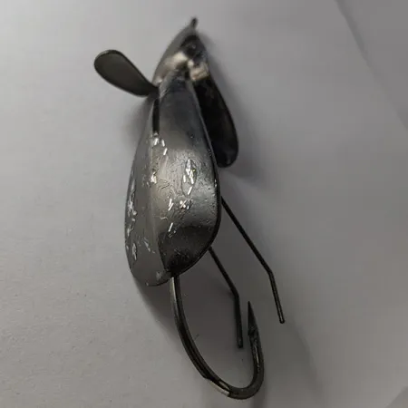 Vintage Panther Martin Weed Wing, 3/4oz black/glitter fishing spoon #19633