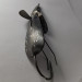 Vintage   Panther Martin Weed Wing, 3/4oz black/glitter fishing spoon #19633