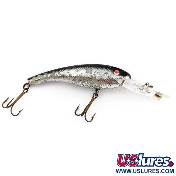 Vintage   Cotton Cordell Wally Diver, 1/2oz silver fishing lure #19636