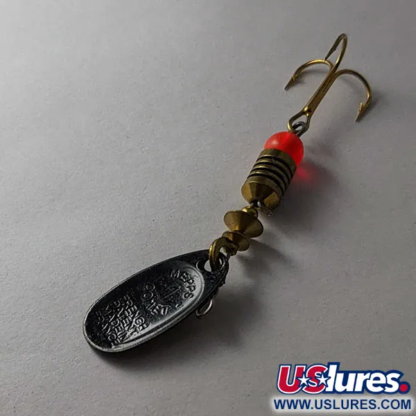 Vintage   Mepps Black Fury 1, 1/8oz black/yellow spinning lure #19641