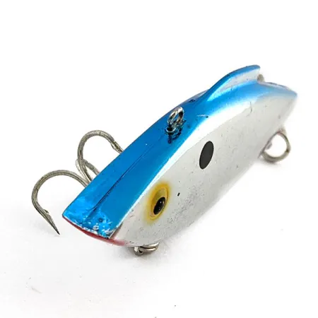 Vintage Bill Lewis Rat-L-Trap Floater, 1/3oz Chrome Blue Back fishing lure #19643