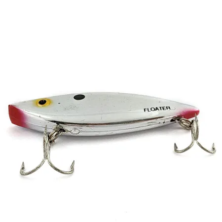 Vintage Bill Lewis Rat-L-Trap Floater, 1/3oz Chrome Blue Back fishing lure #19643