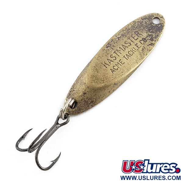 Vintage  Acme Kastmaster, 1/4oz brass fishing spoon #19667
