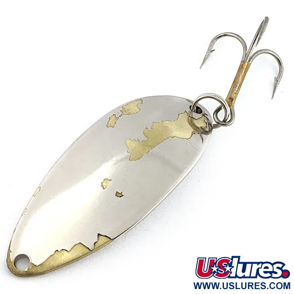 Vintage Acme Little Cleo, 2/5oz nickel fishing spoon #19669