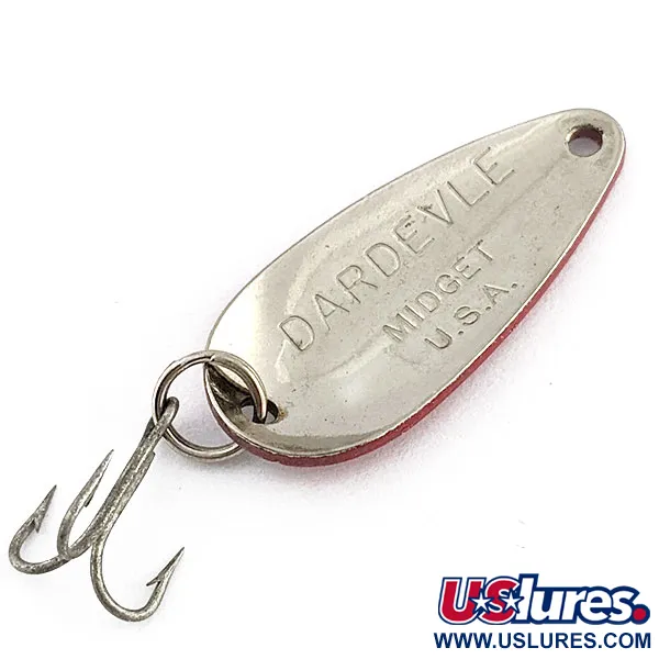 Vintage  Eppinger Dardevle Midget, 3/16oz Red Devle fishing spoon #19675