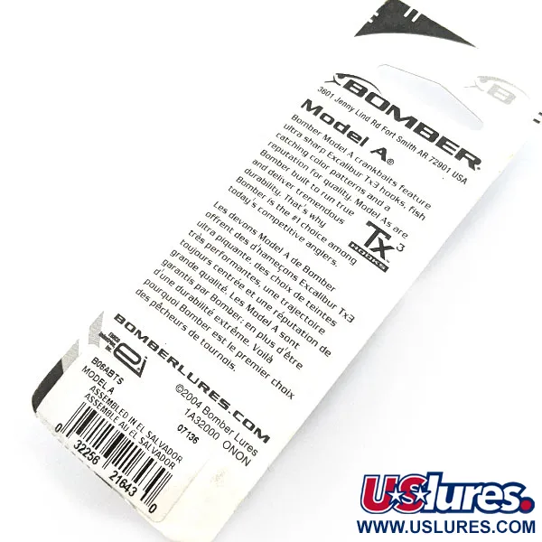   Bomber model A B06, 2/5oz  fishing lure #19681