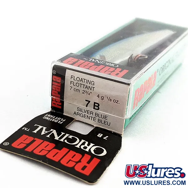 Rapala Original Floater F7, 1/8oz SB fishing lure #19682