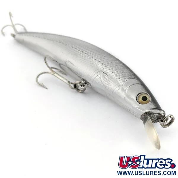 Vintage  Yo-Zuri/Duel Yo-Zuri Arms Minnow Chrome 4" rattle, 2/5oz  fishing lure #19687