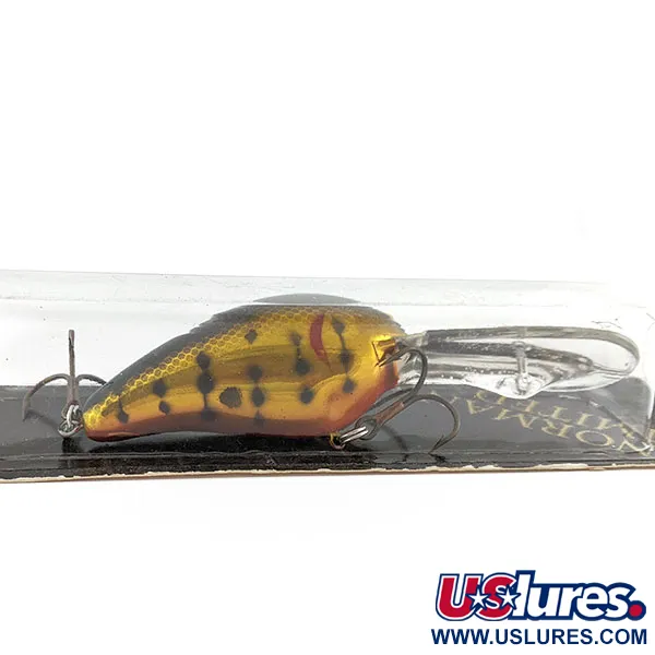 Norman DD22, 1oz Black/gold fishing lure #19693