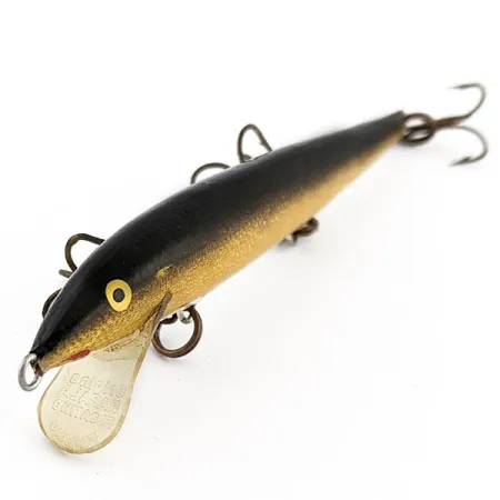 Vintage Rapala Original Floater F11, 3/16oz G (gold) fishing lure #19697