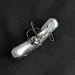 Vintage   Luhr Jensen Fire Plug, 3/16oz Silver fishing lure #19699