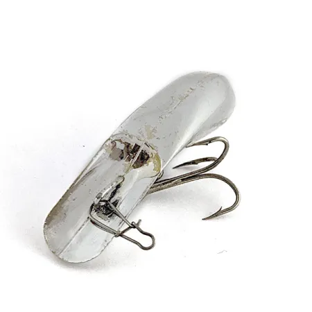 Vintage Luhr Jensen Fire Plug, 3/16oz Silver fishing lure #19699