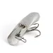 Vintage   Luhr Jensen Fire Plug, 3/16oz Silver fishing lure #19699