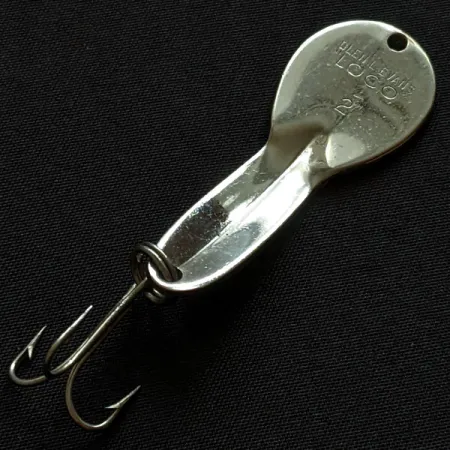 Vintage Glen Evans Loco 2, 1/4oz red/nickel fishing spoon #19700