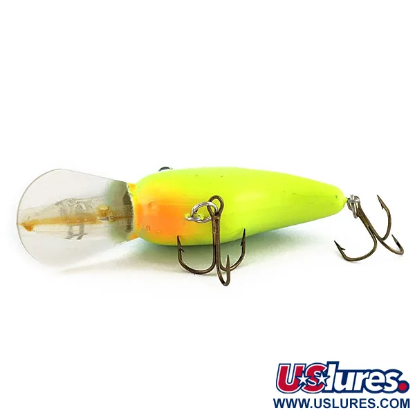 Vintage   Strike King 4XD, 1/3oz Green Back/Chart fishing lure #19703