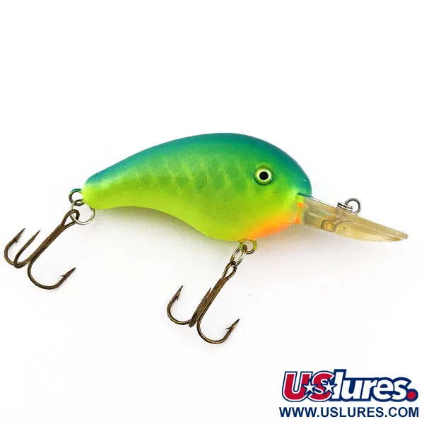 Vintage   Strike King 4XD, 1/3oz Green Back/Chart fishing lure #19703