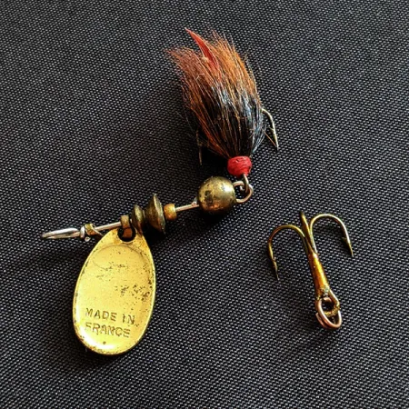 Vintage Mepps Aglia 0 Dressed, 3/32oz spinning lure #19711