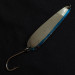 Vintage   Luhr Jensen Flutter 44, 1/8oz silver/blue fishing spoon #19713