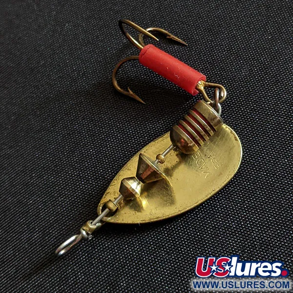 Vintage   Mepps Aglia 2 (1970s), 3/16oz gold spinning lure #19738