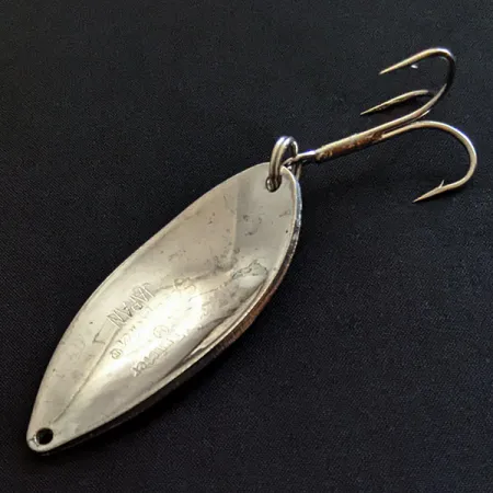 Vintage Mister Twister Shelby Sportfisher, 3/4oz silver plated fishing spoon #19742