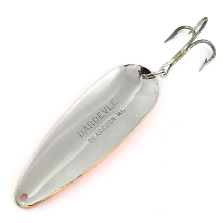 Vintage Eppinger Rok’t Dardevle, 1 3/4oz Honeycomb Crash fishing spoon #19748