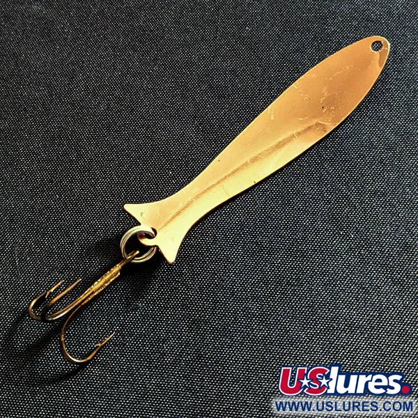 Vintage   Acme Flash-King Wobbler, 3/16oz copper fishing spoon #19754