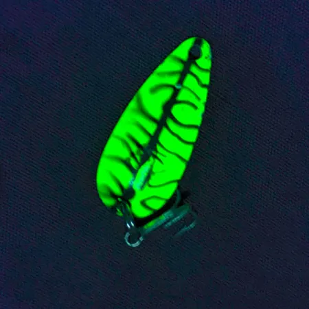 Vintage Eppinger Dardevle Midget UV, 3/16oz mackerel fishing spoon #19758