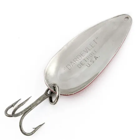 Vintage Eppinger Dardevle Dardevlet, 3/4oz Red Devle fishing spoon #19760
