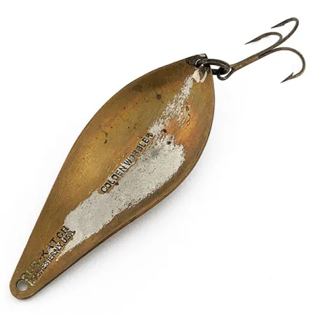 Vintage Other Sur-katch Golden Wobbler, 1oz fishing spoon #19772
