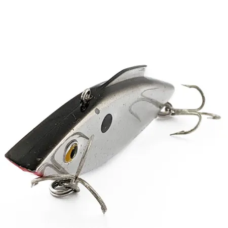 Vintage Bill Lewis Rat-L-Trap Floater, 1/3oz  Chrome Black fishing lure #19793