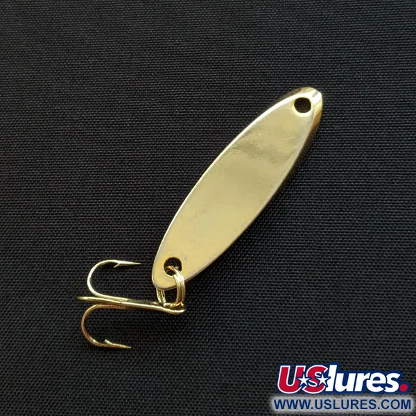 Vintage Acme Kastmaster, 1/8oz gold fishing spoon #19796