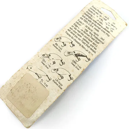 Norman DD14, 3/5oz brown fishing lure #19803