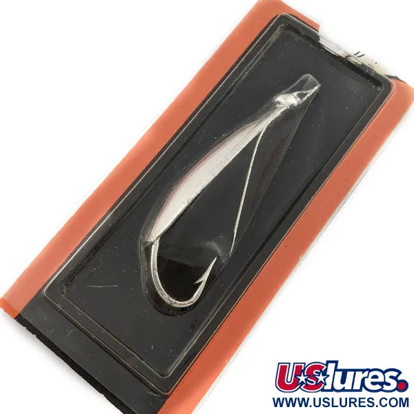    Johnson Silver Minnow (1970s), 2/5oz silver fishing spoon #19811