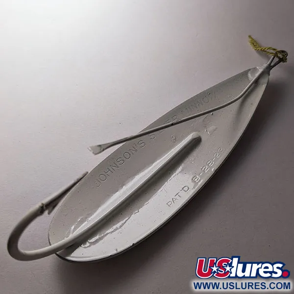 Johnson Silver Minnow  1460 BS (1950s), 1oz brown fishing spoon #19813