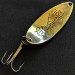 Vintage  Seneca Little Cleo (Hula Girl), 1/2oz gold/nickel fishing spoon #19821