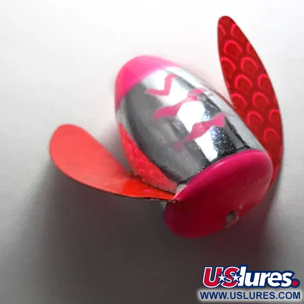 Vintage  Yakima Bait Spin-N-Glo, 1/8oz Glitter Chartreuse Pink 'Tiger' (GCPT-MP) fishing #19823