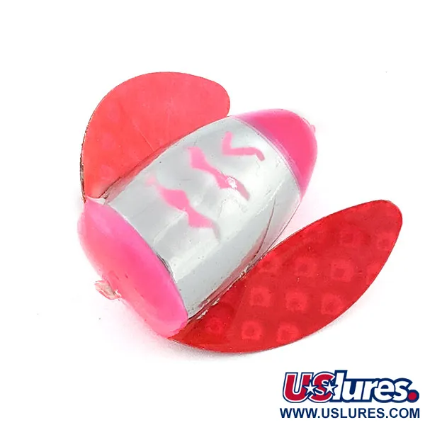 Vintage  Yakima Bait Spin-N-Glo, 1/8oz Glitter Chartreuse Pink 'Tiger' (GCPT-MP) fishing #19823