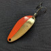 Vintage   Seneca Little Cleo, 1/4oz gold/orange fishing spoon #19834