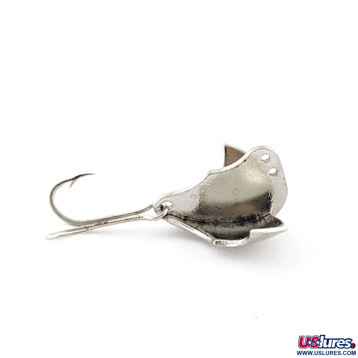 Vintage Harrison Industries Vibra Baby Bat, 3/16oz nickel fishing spoon  #19864