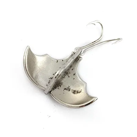 Vintage Harrison Industries Vibra Baby Bat, 3/16oz nickel fishing spoon #19864