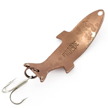 Vintage Acme Phoebe, 3/16oz copper fishing spoon #19866
