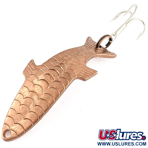 Vintage   Acme Phoebe, 3/16oz copper fishing spoon #19866