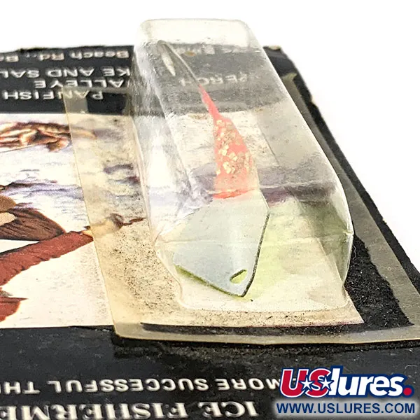 Other G.W's ice fishing Lures 2-AW, 3/16oz chartreuse/white fishing spoon #19868