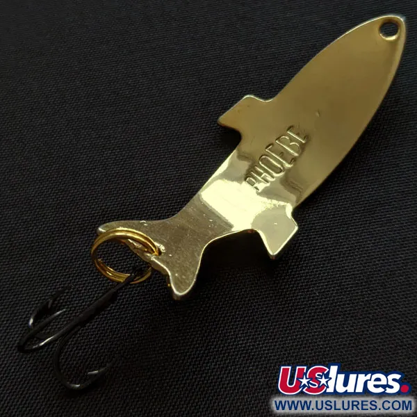 Vintage   Acme Phoebe, 1/4oz gold fishing spoon #19875