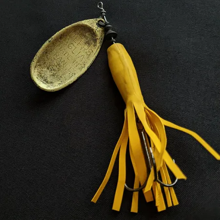 Vintage Mepps Flying , 3/4oz Fire tiger spinning lure #19876