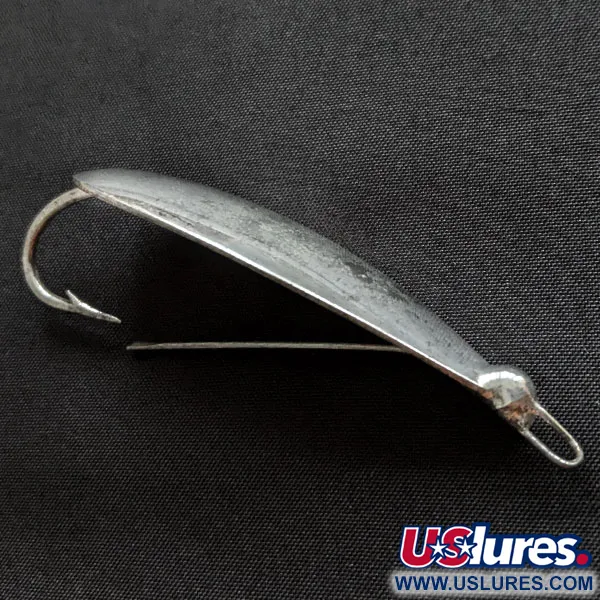 Vintage Johnson Silver Minnow, 2/5oz silver fishing spoon #19877