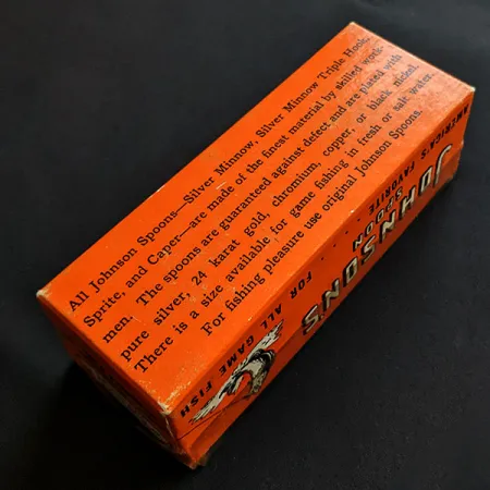 Johnson Silver Minnow 1410 (1950s), 1oz silver fishing spoon #19878