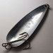 Vintage   Worth Chippewa Steel Spoon, 1/2oz black/nickel/red fishing spoon #19895