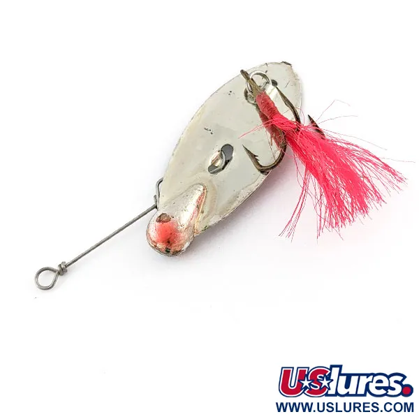 Vintage  Mann's Bait  Mann's Dancer, 1/2oz nickel/blue fishing #19910